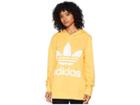 Adidas Originals Trefoil Hoodie (chalk Orange) Women's Long Sleeve Pullover