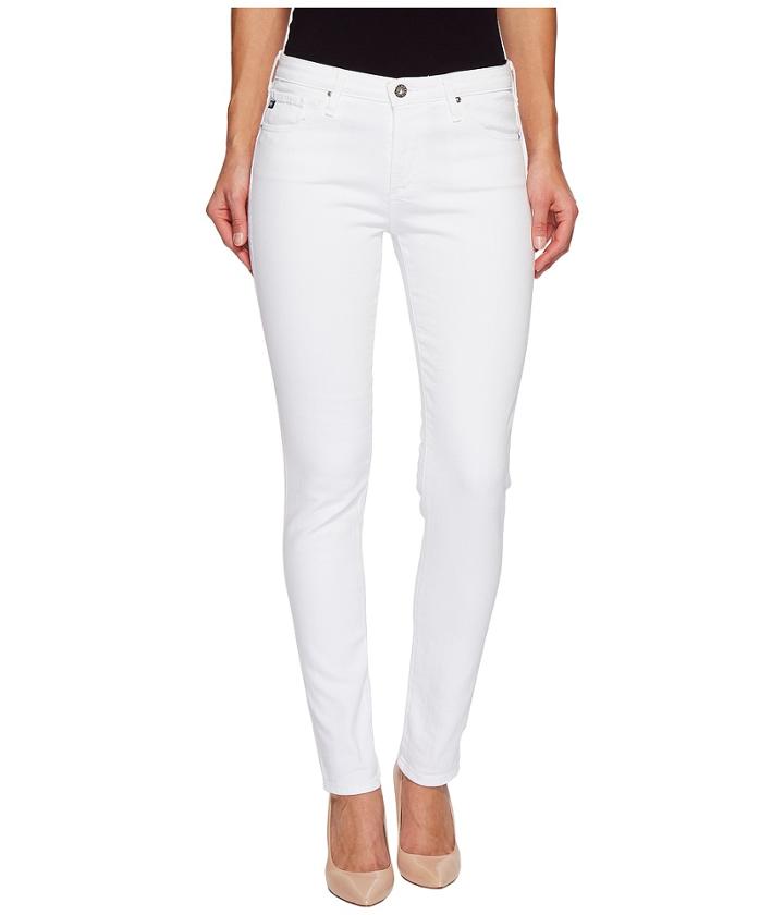 Ag Adriano Goldschmied Prima In White (white) Women's Jeans