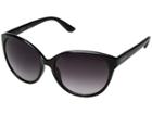 Kenneth Cole Reaction Kc1283 (shiny Black/gradient Smoke) Fashion Sunglasses