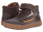 Geox Kids Arzach Boy 9 (big Kid) (brown/yellow) Boy's Shoes