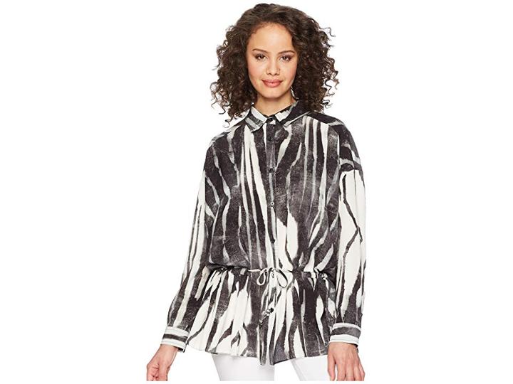 Religion Contour Shirt (grey/black) Women's Clothing
