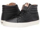 Vans Sk8-hi Reissue ((lux Leather) Black/porcini) Skate Shoes