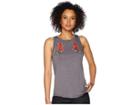 Rock And Roll Cowgirl Tank Top 49-6742 (charcoal) Women's Sleeveless