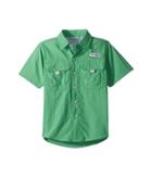 Columbia Kids Bahama Short Sleeve Shirt (little Kid/big Kids) (emerald City) Boy's Short Sleeve Button Up