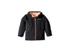 Columbia Kids Wild Childtm Jacket (little Kids/big Kids) (black/black/tiki Print) Girl's Coat