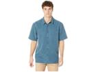Quiksilver Waterman Malama Bay Short Sleeve Shirt (orion Blue) Men's T Shirt