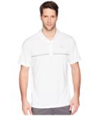 Puma Golf Nardo Grey Polo (bright White) Men's Short Sleeve Pullover