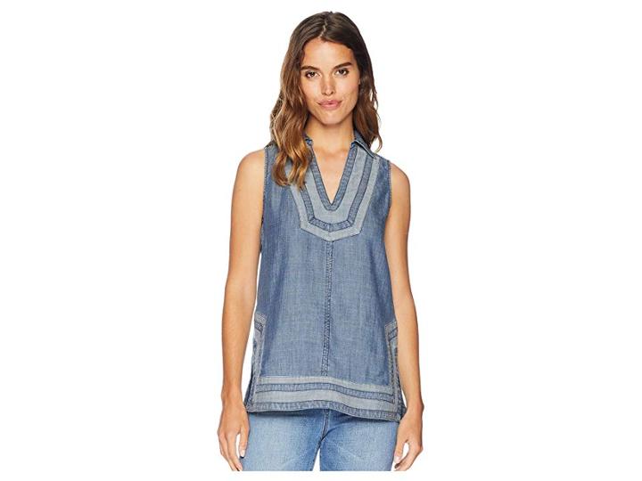 Trina Turk Pleasanton Top (indigo) Women's Blouse
