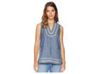 Trina Turk Pleasanton Top (indigo) Women's Blouse