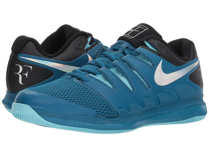 Nike Air Zoom Vapor X (green Abyss/multicolor Bleached Aqua) Men's Tennis Shoes