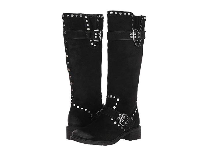 Sam Edelman Deryn (black Velutto Suede Leather) Women's Shoes