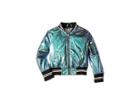 Urban Republic Kids Metallic Foil Bomber Jacket (little Kids/big Kids) (pink Multi) Girl's Coat