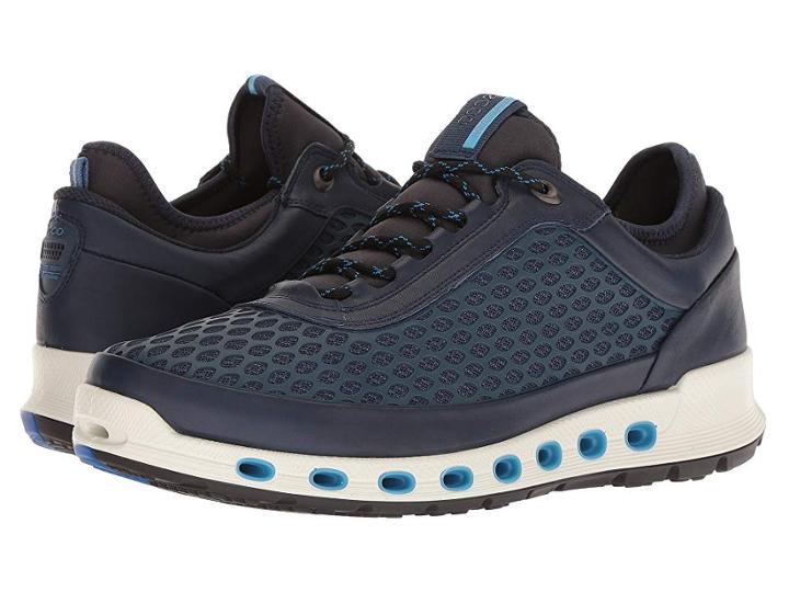 Ecco Sport Cool 2.0 Textile Gtx (true Navy/true Navy) Men's Lace Up Casual Shoes