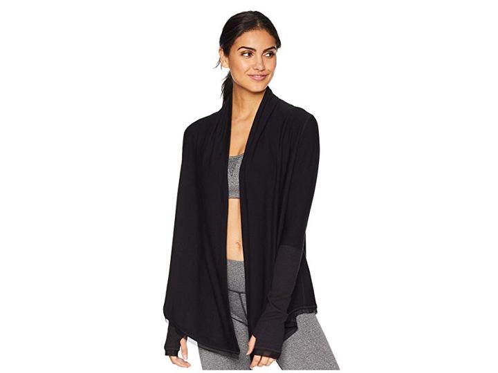 Alala Jet Set Cardigan (black) Women's Sweater