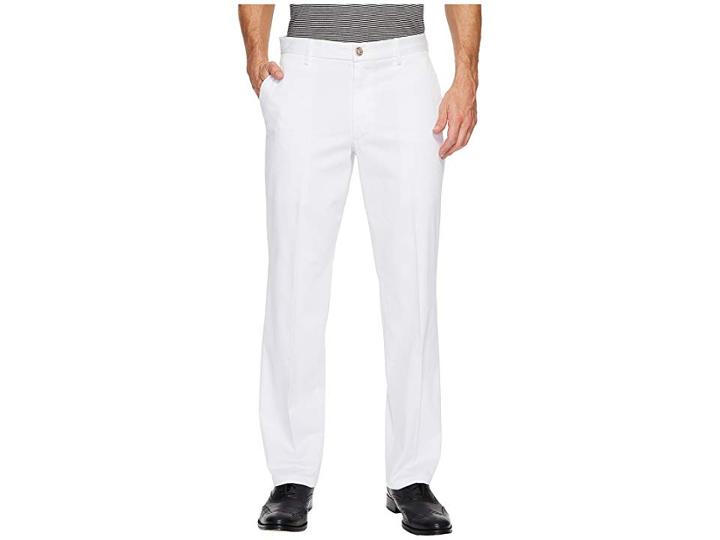 Dockers Signature Khaki D2 Straight Fit Flat Front (guzman Foil Plaid) Men's Casual Pants