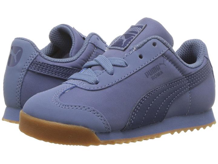 Puma Kids Roma Basic Summer Inf (toddler) (infinity/blue Indigo) Kids Shoes