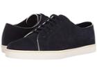 John Lobb Unlined Levah Sneaker (midnight Suede) Men's Lace Up Casual Shoes