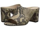 Cole Haan Laree Open Toe Mule (roccia Snake Print Leather) Women's Clog/mule Shoes