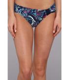 Lole Chana Bikini Bottom (evening Blue Paisley) Women's Swimwear