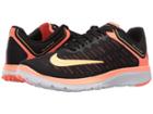 Nike Fs Lite Run 4 (black/bright Mango/white/peach Cream) Women's Shoes