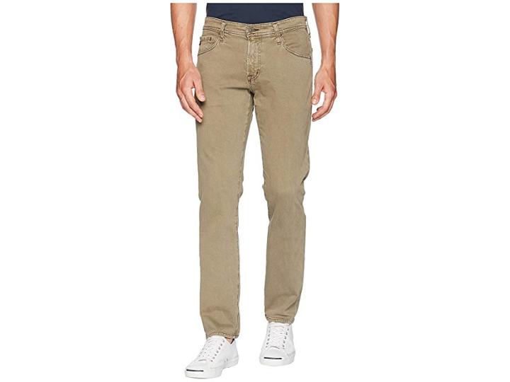 Ag Adriano Goldschmied Tellis Modern Slim Leg Denim In Sulfur Canyon Moss (sulfur Canyon Moss) Men's Jeans