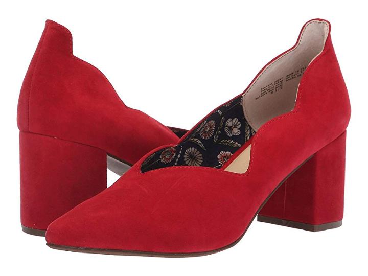 Seychelles Cascade Pump (red Suede) High Heels