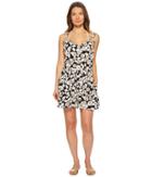 Kate Spade New York Aliso Beach #76 Flare Romper Cover-up (black) Women's Jumpsuit & Rompers One Piece