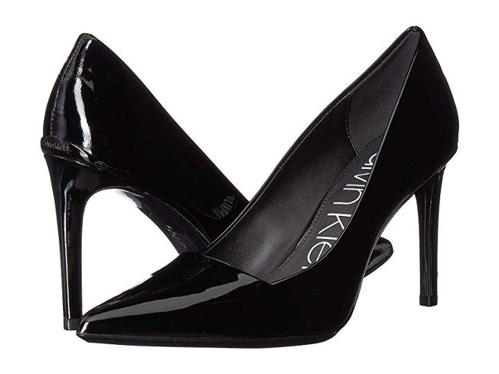 Calvin Klein Roslyn (black/black Patent Smooth/patent) Women's Sandals