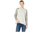 Jag Jeans Felix Raglan Sweatshirt W/ Sequins (antarctica) Women's Sweatshirt