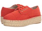 Alice + Olivia Rory (red Linen) Women's Shoes