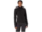Spyder Geneva Faux Fur Jacket (black/black) Women's Coat