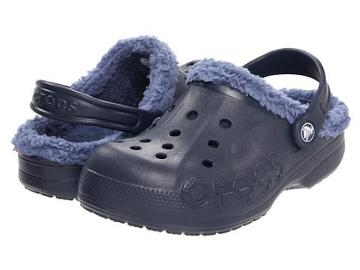 Crocs Kids Baya Lined Kids (toddler/little Kid) (navy/bijou Blue) Kids Shoes