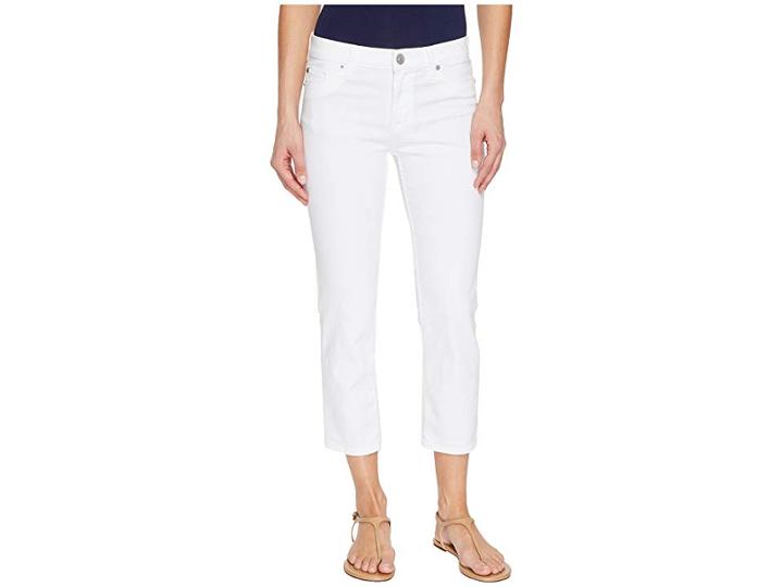 Hudson Jeans Fallon Crop In White (white) Women's Jeans