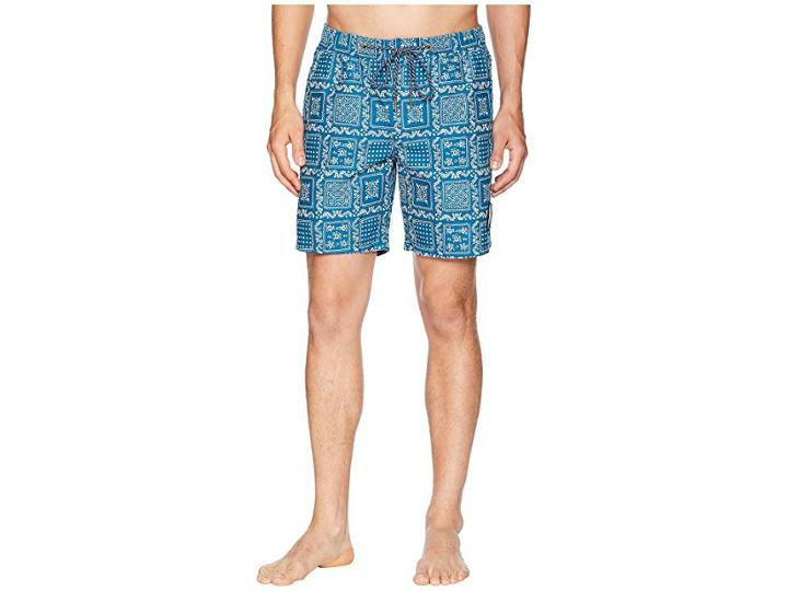 Reyn Spooner Original Lahaina Swim Trunk (dark Teal) Men's Swimwear