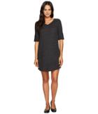 Prana Matilda Ringer Dress (solid Black) Women's Dress