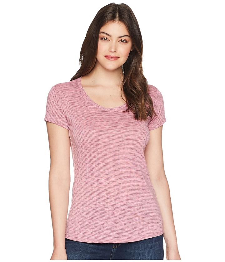Kuhl Aspira Short Sleeve Shirt (mauve Dahlia) Women's Short Sleeve Pullover