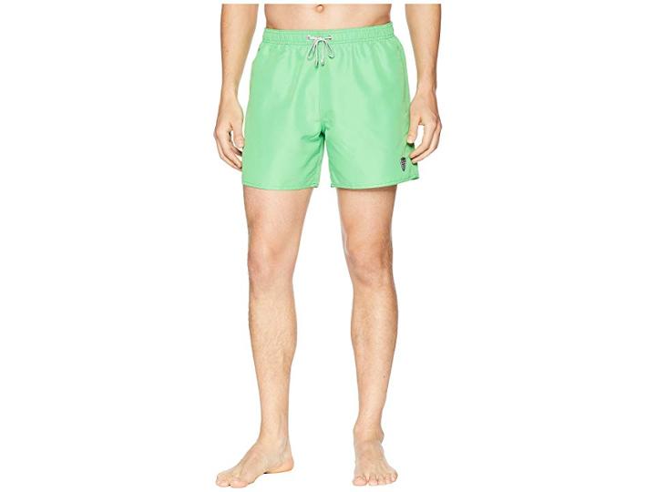 Emporio Armani Ea7 Sea World Boxer Swim Shorts (verde Classico) Men's Swimwear
