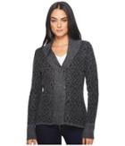 Royal Robbins Autumn Rose Cardigan (charcoal) Women's Sweater