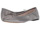 Sam Edelman Felicia (dark Pewter Metallic Leather Spirit Metallic Leather) Women's Flat Shoes