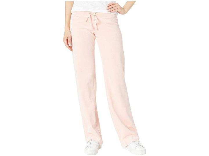Juicy Couture Mar Vista Velour Pants (sugared Icing) Women's Casual Pants
