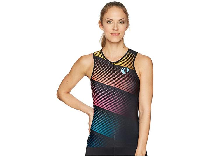 Pearl Izumi Elite Pursuit Graphic Tri Singlet (diffuse Prism) Women's Clothing