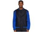 Versace Jeans Varsity Jacket (black/blue) Men's Coat