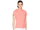 Nike Golf Dry Polo Short Sleeve Blade Left Chest (light Atomic Pink/flat Silver) Women's Clothing
