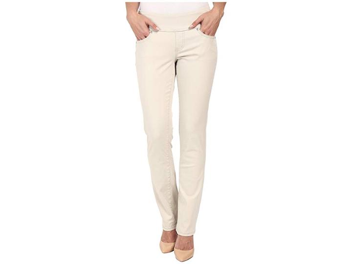 Jag Jeans Peri Pull-on Straight Bay Twill (stone) Women's Casual Pants