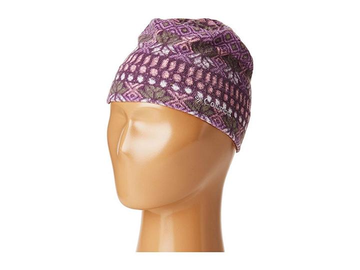 Columbia Glacial Fleece Hat (youth) (cupid Nordic Stripe Print) Beanies