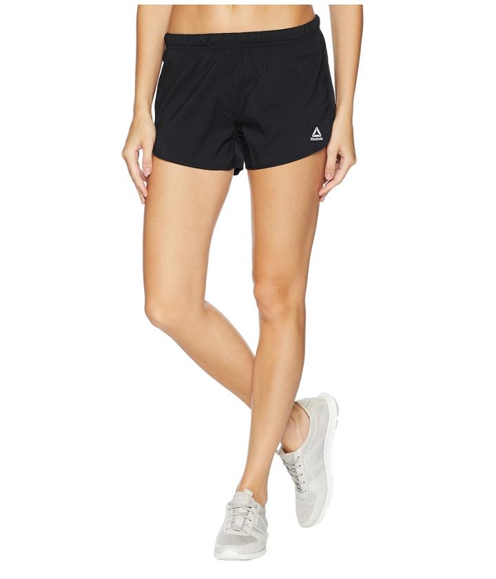 Reebok Running Woven 3 Shorts (black) Women's Shorts