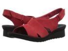 Clarks Caddell Petal (red Synthetic Nubuck) Women's Wedge Shoes
