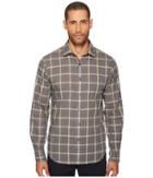 Todd Snyder Spread Dress Collar Pocket Shirt (grey) Men's Clothing