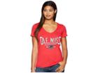 Champion College Ole Miss Rebels University V-neck Tee (scarlet) Women's T Shirt