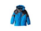 Spyder Kids Leader Jacket (toddler/little Kids/big Kids) (french Blue/spyder Camo Black/black) Boy's Coat